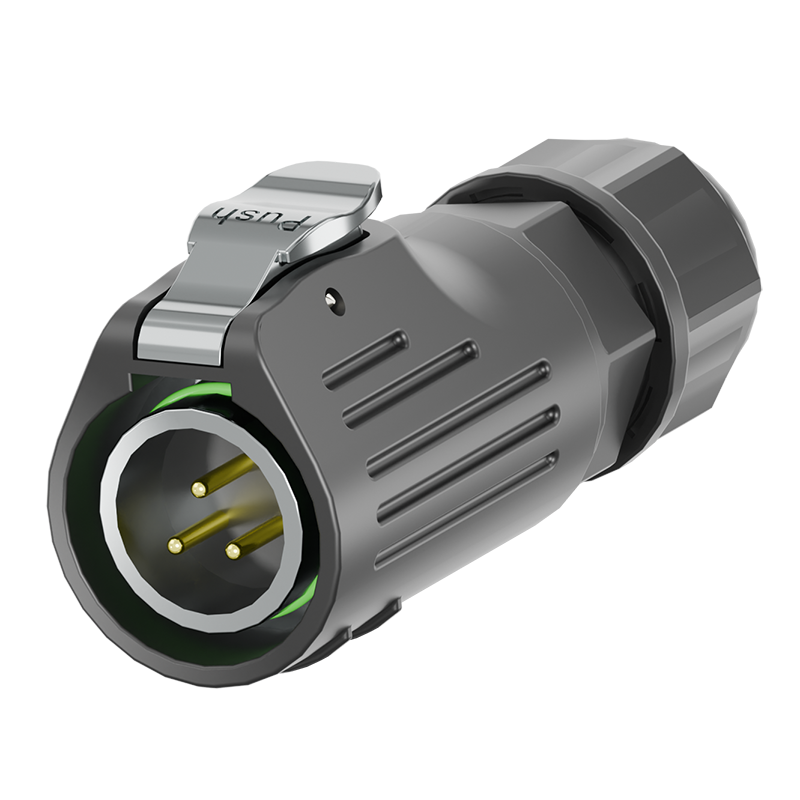 LP20 with 3pin formal male watertight electric connectors